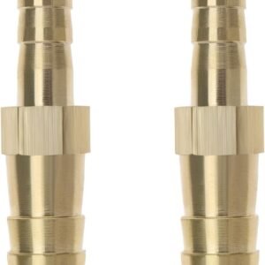 eMagTech Reductor de púas de latón de 10 mm a 6 mm, adaptador de manguera de empalmador de tubo, convertidor de conector para tubería de aire, tubería de agua, tubería de combustible