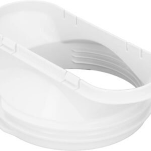 Adaptador de ventana de aire acondicionado, 5,9"/5" de diámetro, conducto de escape de aire acondicionado, accesorio de conector de boquilla plana, adaptador de manguera de boca plana para tubo de esc