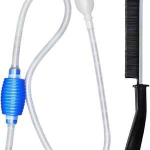 EHDWXVZM 1 tubo de agua para acuario, 1 cepillo, cambiador de agua de acuario, limpiador de arena, bomba de sifón manual, filtro de cambio de agua para acuario, kit de limpieza de acuario