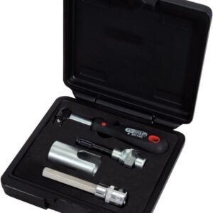 KS Tools 116.2030 Kit combinado de fresado para fontanería, 4 pzs