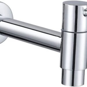 Grifo Exterior, Grifo Agua Jardín, Grifo Fregadero, Grifería Lavabo, Acero Inoxidable Montado en la Pared Agua Ahorrada Grifo para Baño, Fregadero, Balcón, Cocina (Plata)
