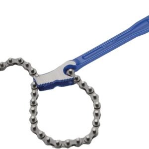 Alyco - Llave de cadena, acero forjado, cadena de 50 cm, longitud llave: 300 mm | para apretar filtros de aceite - 111340