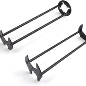 DEANKEJI 2 Piezas Llave Grifa, Herramientas Fontaneria, Llave Universal en 7 Tamaños, para Lavabos de Inodoro, Grifos de Baño, Plomería de Cocina