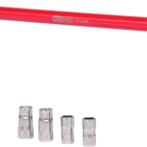 KS Tools 123.0040 Juego de llaves para tuercas de grifo, 6 pzs