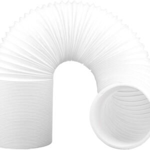 CestMall Manguera de Escape Universal para Aire Acondicionado, Manguera Flexible de ventilación 5.9 Pulgadas de diámetro con Rosca en Sentido antihorario para Aire Acondicionado portátil, Manguera