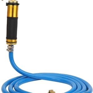 GAESHOW Antorcha de Soldadura de Propano, Soldadura Fuerte con Manguera para Soldadura, Gas Fontanería Turbo Antorcha Cortador de Tuberías para Tuberías de Soldadura de Propano y Soldadura de Barbacoa