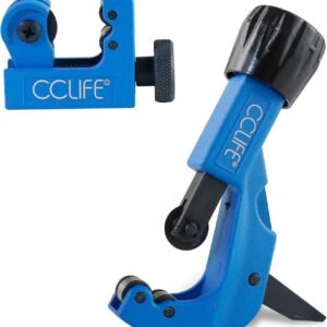 CCLIFE Cortatubo Cobre 2 Pzs 3-22mm a 3-32mm Cortadora de Tubos de Cobre Aluminio
