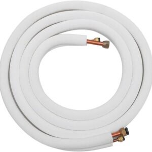 EsportsMJJ 5/8 Pulgadas 3/8 Pulgadas 5M Aislado Bobina Cobre Twin Line Acondicionador De Aire Manguera De Escape Tubo Dividido