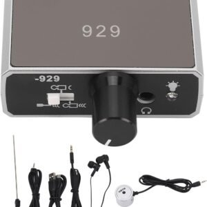 Candeon Detector De Fugas De Tubería De Agua, Detector De Fugas De Agua Subterránea Monitor De Fugas De Tuberías De Agua Máquina Kit Detección De Fugas De Agua a Batería con Sondas Y