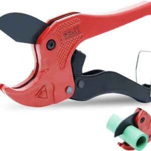 CCLIFE cortatubos pvc 42mm Grande Cuchilla de Corte de Calidad SK5 Corte de Precisión Limpio y Ordenado Cortador de PVC Tubos Para Cortar Tubos de PVC Etc