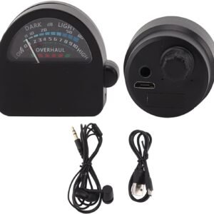BuyWeek Detector De Fugas De Tuberías De Agua, Dispositivo De Escucha De Fugas De Tuberías De Agua De Pared 13000X Dispositivo De Fugas De Agua Sensible Al Sonido Claro para El Hogar