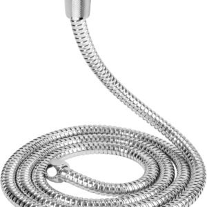 KEEPIFY Manguera ducha, manguera de ducha 1.6m, flexo ducha Inoxidable cromado latiguillos de fontanería, cable ducha universal tubo flexible conexión estándar de 1/2"