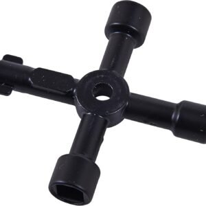 Am-Tech 4 Way Fontanería clave S4600