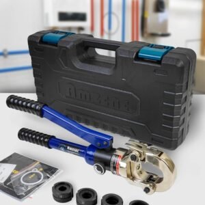 AMZCNC Juego de pinzas de prensa profesional en U, contorno 16-20-25-32, herramientas de prensado, para tubo compuesto con accesorios de contorno U, insertos de mandíbula U16, U20, U25, U32.