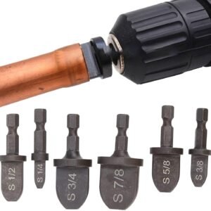 Expansor de tubo de mango hexagonal de 6 uds, herramienta de prensado de tubos de cobre para aire acondicionado, herramienta de ensanchamiento de tubos de cobre Manual profesional