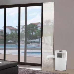 Aislante Ajustable para Puertas Correderas Hoomee para Aires Acondicionados Portátiles y Secadoras (35x232CM)