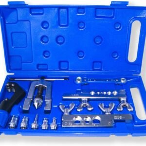 GOLDMAN SERVICE | Kit de herramientas de fontanería de Abocardador excéntrico de tubos aire acondicionado y calefacción. Abocinador expansor, cortador de tubo con estuche